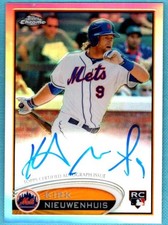 2012 Topps Chrome Rookie Autographs Refractors #192 Kirk Nieuwenhuis  #  001/499