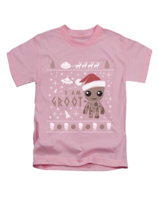 T-Shirt I Am Groot Weihnachten Erwachsene Baumwolle Galaxy TV Figur Geschenk Freund