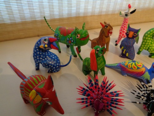 Alebrijes Oaxaca wood carving folk art animals small size - Picture 3 of 124