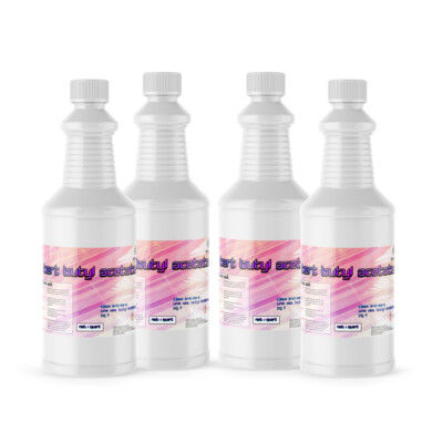 Tert Butyl Acetate - 4 Quarts - 1 Gallon (128 fl oz