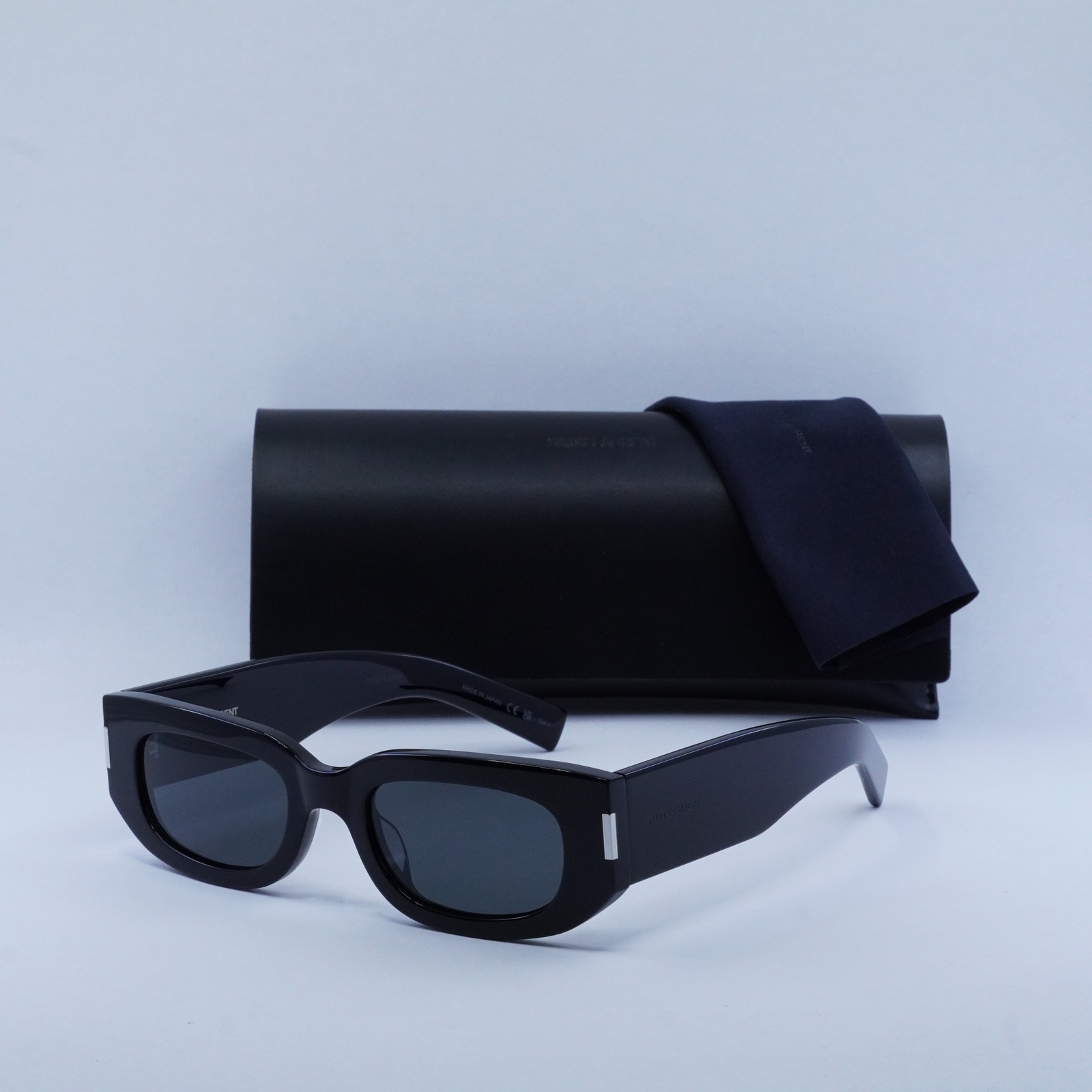 SAINT LAURENT SL697 001 Occhiali da sole neri neri 51 21 140 nuovi autentici