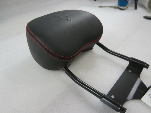Ferrari 612 Scaglietti, RH, Rear Headrest, Blk/Red Stitch, Used, P/N 66869100 - Picture 2 of 8