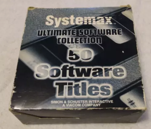 Systemax Ultimate Software Collection 50 Titles CD Rom Game & Program Pack