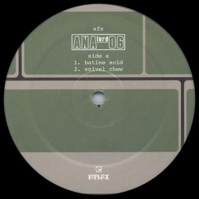 Aphex Twin - Analord 06 (12'') (Very Good Plus (VG+)) - 3199083809