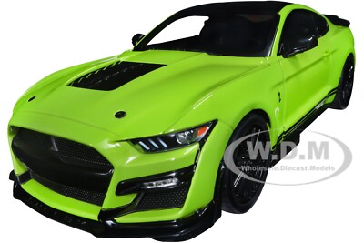 2020 FORD MUSTANG SHELBY GT500 GREEN MET. 1/18 DIECAST MODEL CAR