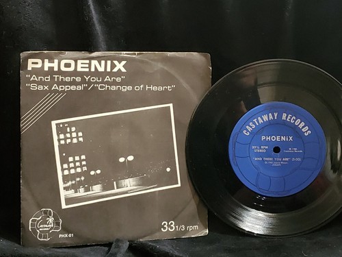 PHOENIX And There you are / Sax Appeal 7" EP RECORD + PIC SLEEVE