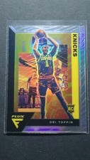 OBI TOPPIN RC 2020-21 Flux Basketball Silver Prizm Holo Rookie #206 NY Knicks