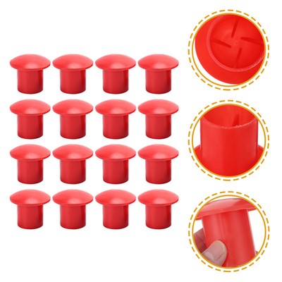  60 Pcs Plastic Rebar Caps Safety Schutzkappe Aus Stahlstange Arbeit Pilzkappen