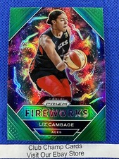 2021 #11 Liz Cambage WNBA Panini Prizm Basketball Fireworks Prizm Aces