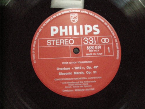 Bernard Haitink: Tchaikovsky Overture 1812 (LP in Shrink) PHILIPS RECORDS - Picture 4 of 4