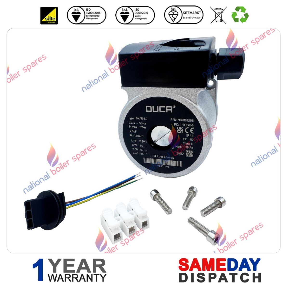 ALPHA C23 C27 SY 24 Boiler Pump Head UK