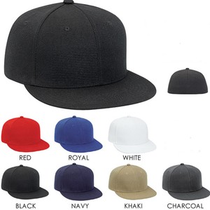 Otto-Fit-034-Wool-Blend-Flat-Visor-Fitted-Pro-Style-Caps-6-7-8-034-7-7-8-034-123-969