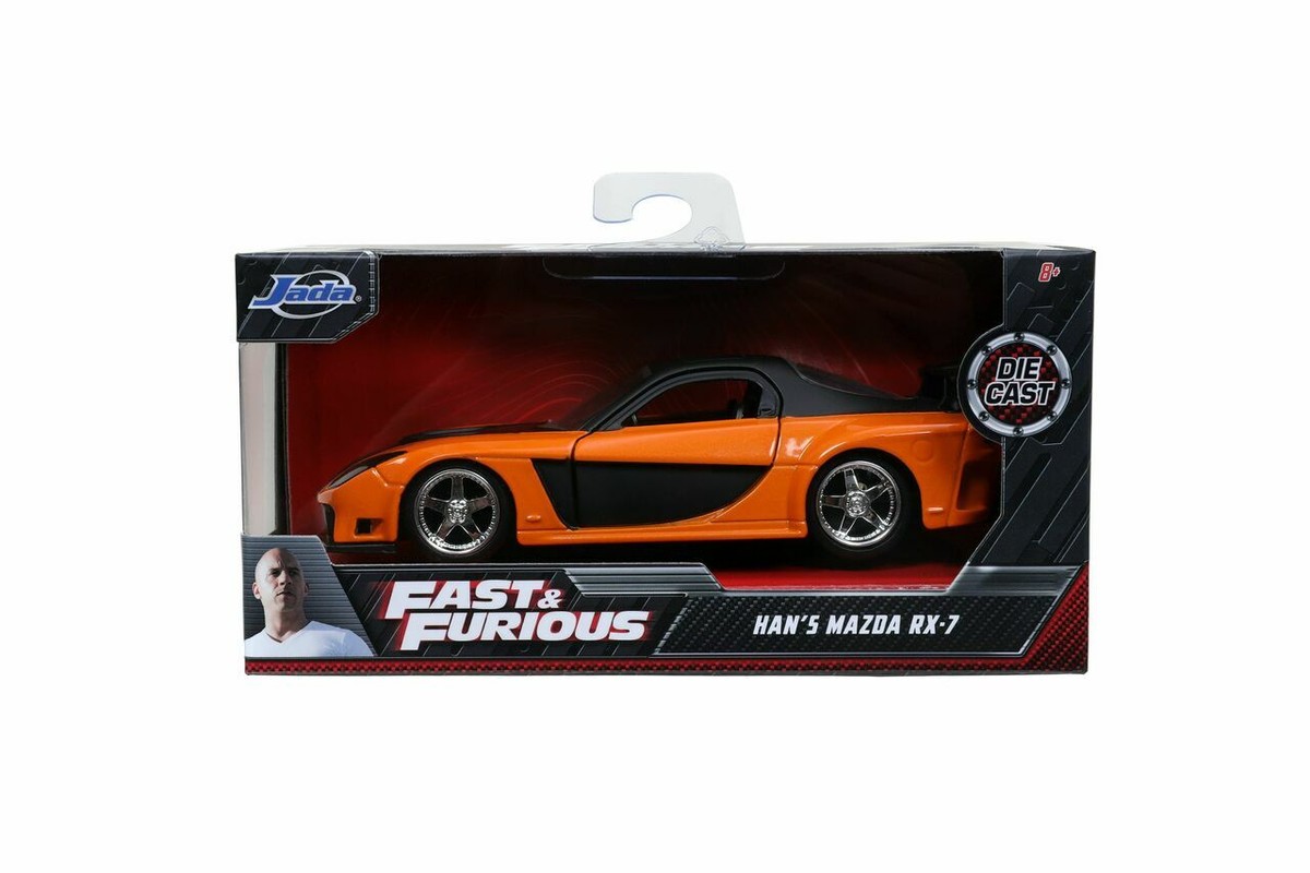 Fast And Furious Han's Mazda RX-7, JADA, Diecast Toy Car, 5