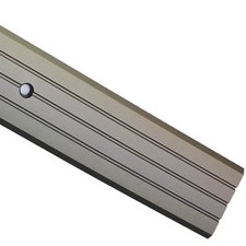 DOOR THRESHOLD FLAT ALUMINIUM FLOOR EDGING BAR-TRIM- 40mm - various colours -1 M