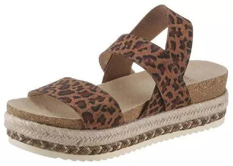 Plateau sandalen leo Clearance