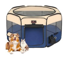 Aivituvin Dog Playpen Foldable Waterproof Pet Play Pens for Cat, Puppies, Rab...