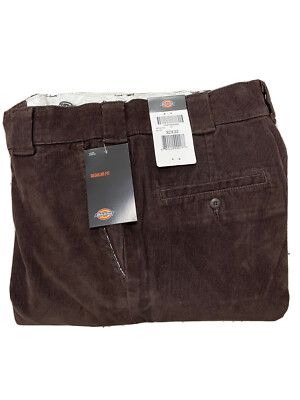 NWT Dickies Corduroy Pant Regular Fit Chocolate Brown | eBay