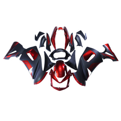 Candy Red Black Fairings for Kawasaki ER-6F Ninja 650r 2006 2007 2008 Bodywork