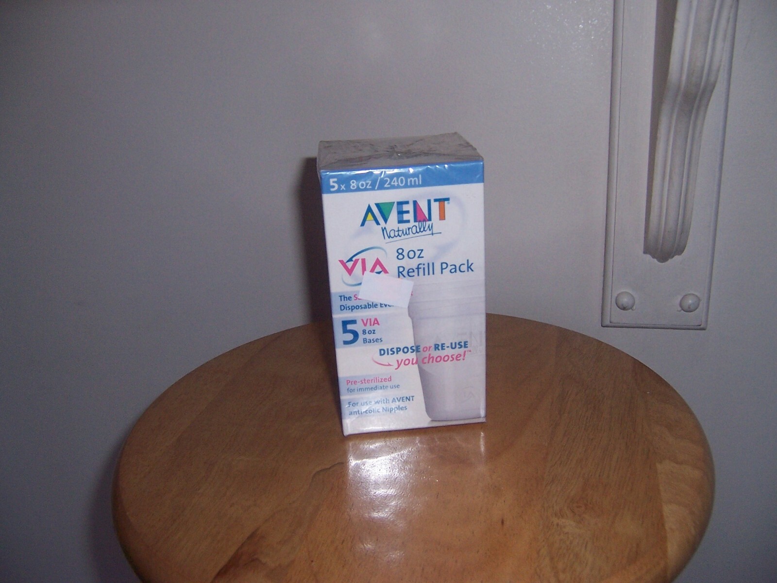 Avent naturally 8 oz refill baby bottle pack new package is 