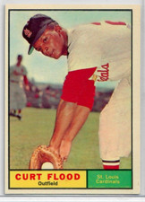 1961 Topps - Curt Flood #438 A909