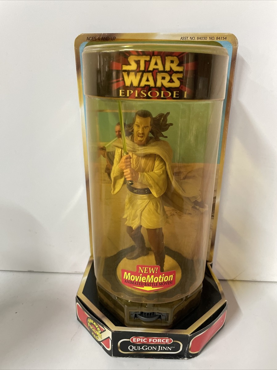 Hasbro Star Wars Episode 1 Epic Force Qui-gon Jinn MIB 1999 for