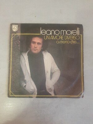 Leano Morelli Un Amore Diverso A Meno Che 45 Italy Press 1976 Rare
