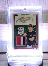 2022 Travis Sykora Panini USA #6/25 Auto Stars And Stripes 3 Color Patch Sealed