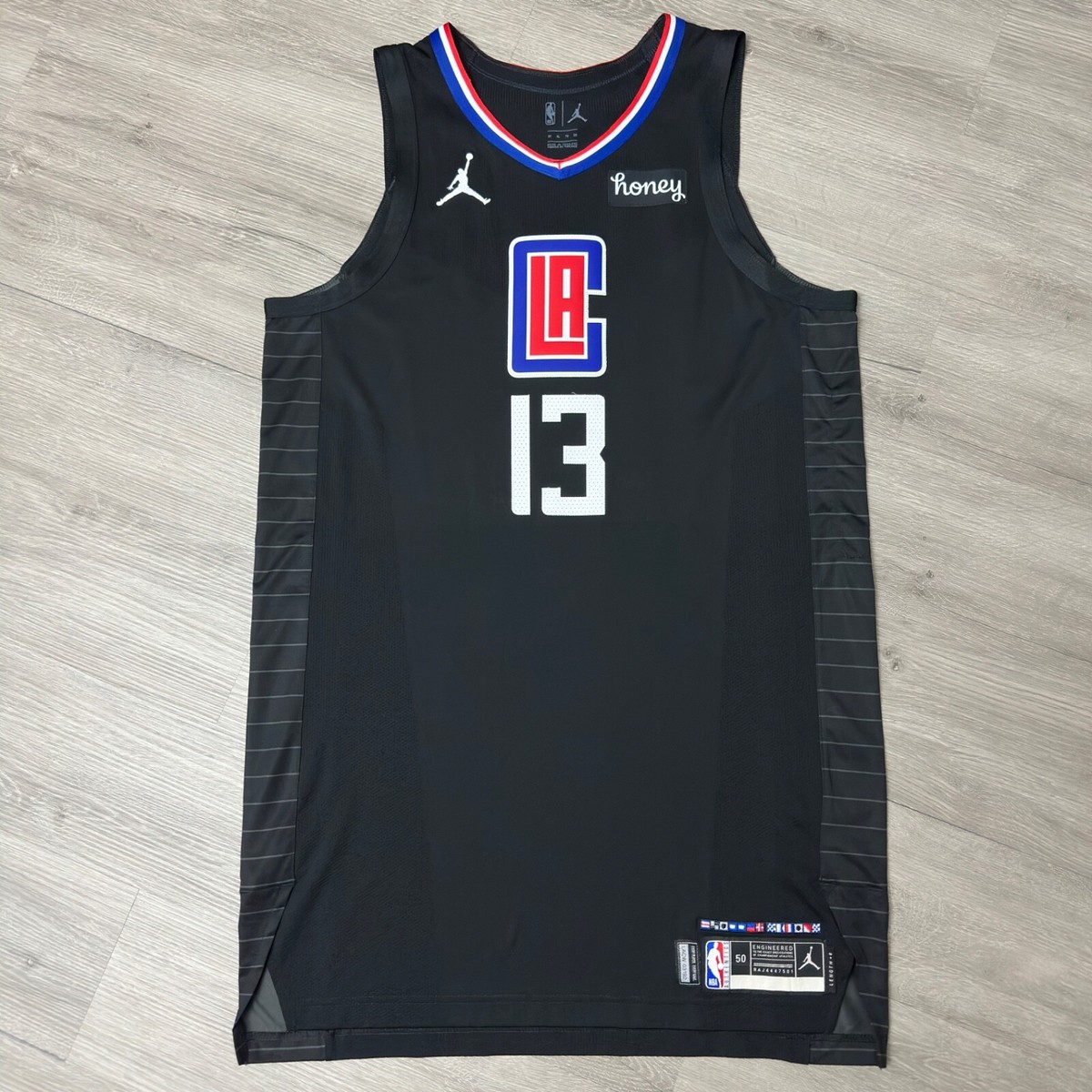 Team Issue PAUL GEORGE Los Angeles Clippers Jersey 50 +6 Jordan