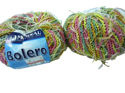 Fil à Tricoter Laine Mérinos Mondial Fur - Effet Poils Courts - 50gr / 49 Yards - Neuf