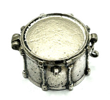 Tolle Designer Trommel Form Pillendose Silberdose 925er Sterling Silber