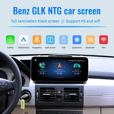 12.3inch GLK Android13 Autoradio Carplay Upgrade Car Screen for Mercedes Benz