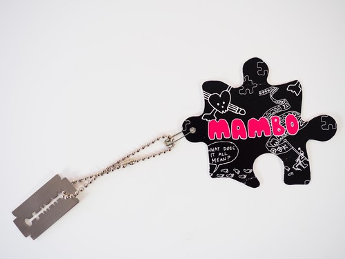 Mambo Razor Blade Design Punk Rock Keyring Key chain T-shirt Pendant - Picture 6 of 10