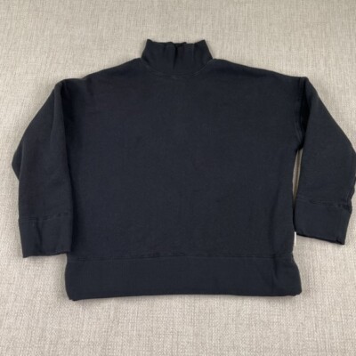 Citizens Of Humanity Cara Turtleneck Sweater Womens XS Black Normcore Made USA
