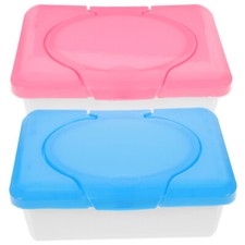 Case Wipe Dispenser Dry Dustproof Travel Baby Diaper Rack Box Wet Tissue