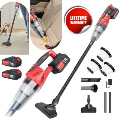 #ad 3 in 1 Cordless Vacuum Cleaner LED Rechargeable Lightweight Stick Vacuum Cleaner $43.98