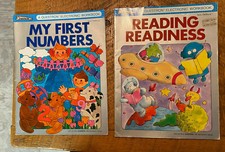 TWO QUESTRON electronic workbooks MY FIRST NUMBERS AND READING READINESS