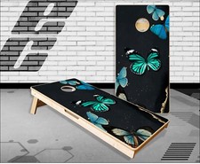 Butterflies Cornhole Boards Bean Bag Toss Game