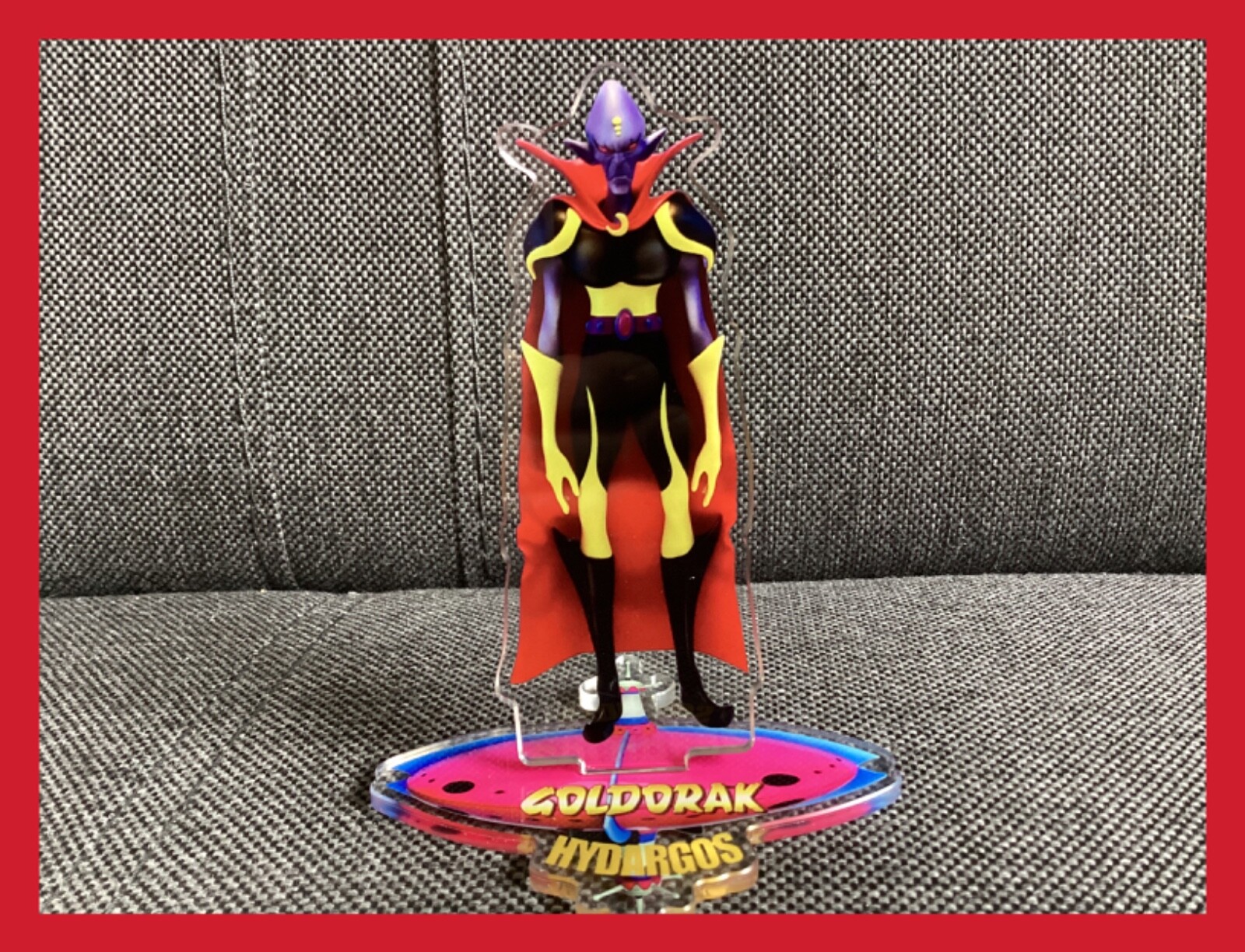 Figurine de collection Hydargos et Vaisseau en acrylique haute fidélité