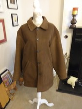 Liz Clairborne Outerwear Brown Fur Lined Coat Size M , Bust 48"