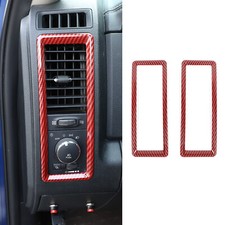 Center Console Air Vent Outlet Trim Cover Red For Dodge Ram 2010-17 Accessories