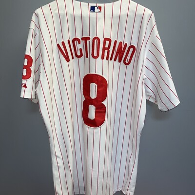 Vintage Majestic Philadelphia Phillies 2008 WS Shane Victorino