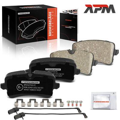 Bremsbeläge Bremsbelagsatz Hinten für Audi A6 C7 4G2 4GC 4G5 4GD A7 4GA 4GF
