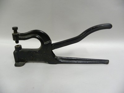 Vtg Antique Sheena Mfg. Cast Iron Leather Riveter Rivet Set Tool (A13 ...