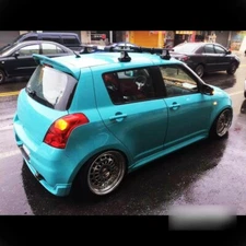 Unpainted FRP Fit For Suzuki Swift 5DR SPOON Style Rear Trunk Spoiler 2005