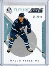 2018-19 SP Authentic Future Watch #237 Mason Appleton RC /999 - KRAKEN SEATTLE