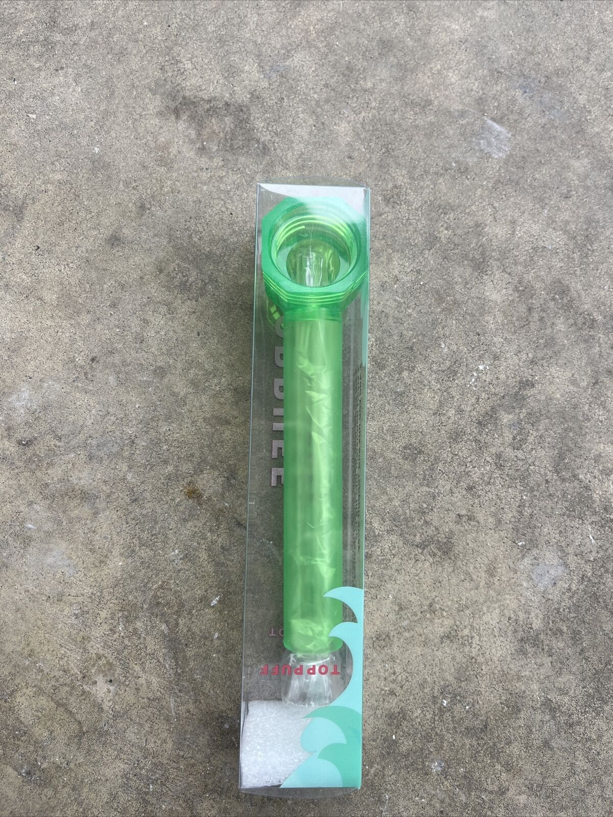 Top Puff Screw-on Water Bottle Converter Glass Bong Hookah Pipe -green. Available Now for 6.00