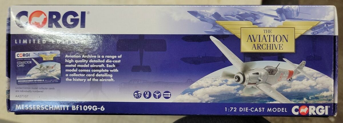 Corgi AA27107 Messerschmitt Bf 109G-6 Mosquito Hunter 3 JG Corgi AA27107 Messerschmitt Bf 109G-6 Mosquito Hunter 3 JG