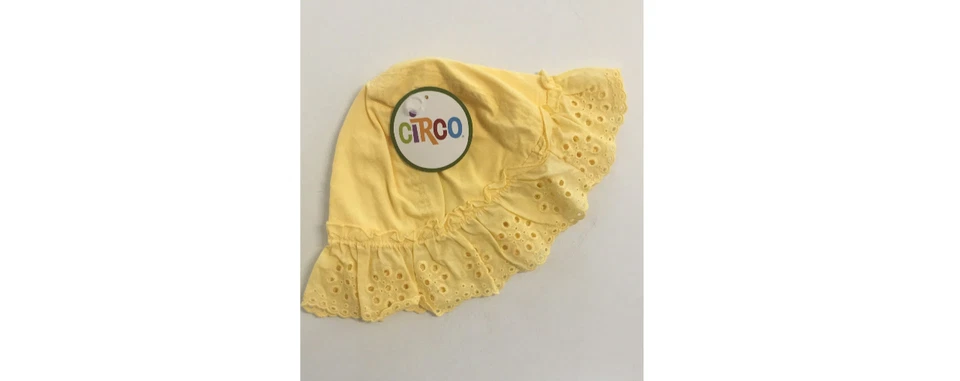 2 Sombrero Circo Sol Amarillo Blanco Ojales Niñas Niño Nadar 3T Foto 4 de 4