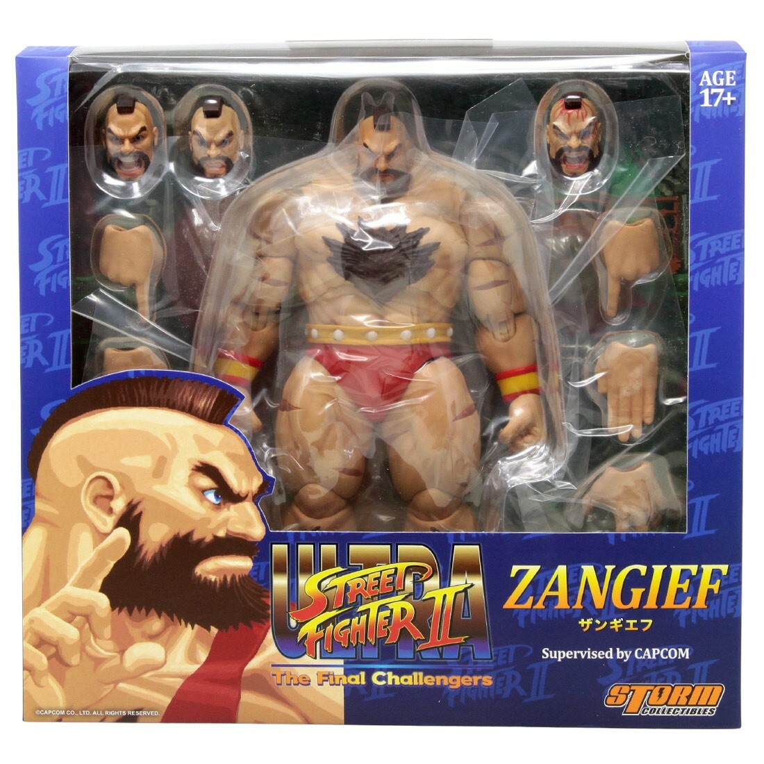 ゲームキャラクター Storm collectibles Street Fighter Storm Collectibles Ultimate Street Fighter II Zangief Action