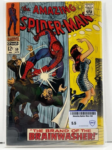 the Amazing Spider-Man #59 1968 | 1st App MJ Cover | CBCS Raw Comic Review 5.5